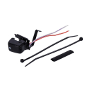 Left turn, handlebar switch. Black