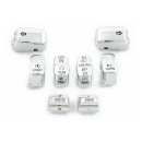 Lenker-Schalterkappen-Set, verchromt