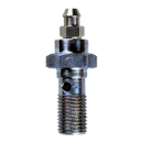 Goodridge, Hohlschraube M10 x 1,00 mit Entlüftungsnippel. Chrom