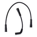 Blue Streak, spark plug wire set. Black, white print