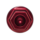 PM, Mittelbolzen für Vintage 4-p Bremssättel. Rot