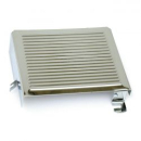 Batterie-Seitenabdeckung, gerippt. Chrom