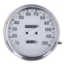 FL speedometer, '36-40 face', White. 1:1 MPH