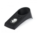 Die-cast aluminum dash cover, 00-10 style. Gloss black