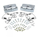 S&S, Kipphebelabdeckung aus Druckguss. Verchromt