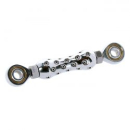 Shifter rod 'Drilled'. Chrome