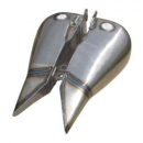 Gestreckter Flatside-Benzintank, 5 Gallonen