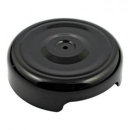 Air cleaner cover, Bobber style. Black, 8" diameter
