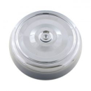 Air cleaner cover, Bobber style. 7" diameter. Chrome