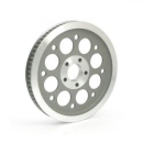 Reproduction OEM style wheel pulley 70t, 1-1/8" belt. Silver