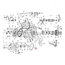 Cometic, gasket transmission end cover. .031" fiber Single
