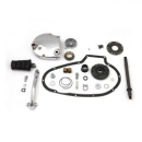 Sportster kick start kit, polished