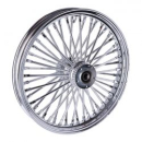 MCS Radial 48 fat spoke front wheel 2.15 x 19 DF chrome