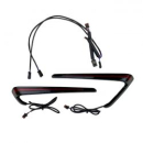 Custom Dynamics, LED-Satteltaschenbeleuchtungen. Rot