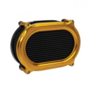 Arlen Ness, Stage II Oval Upgrade Luftfilter-Kit. Gold
