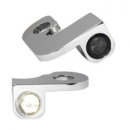 *4 DAYS EXTRA TRANSIT TIME* HeinzBikes, Nano below bar turn signals. Chrome