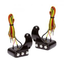 Vity's Design 3 button switch housing right, black