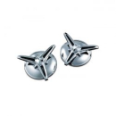 Kuryakyn, Knock-Off center caps for Trikes. Chrome