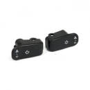 Turn signal switch extender cap set. Black
