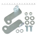 Nur Luftfilteradapter für Adapterhalterung. Verchromt.