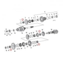 Needle bearing, main & counter shafts (4)