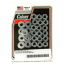 Colony, Shovel Rocker Box Top Nut Kit. Zink, OEM-Ausführung.