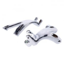 M8 Softail floorboard to foot peg conversion bracket set