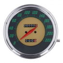 FL speedometer, '48-61 face', green. 1:1 KMH