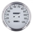 FL speedometer, '36-40 face', White. 2.24:1 MPH