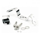 OEM style XL Sportster top motor mount. Chrome