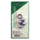 GW, Rocker-Wellenendmutternsatz. Acorn-Ausführung, verchromt.