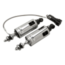 PS, 422 series shocks. STD to -2". Heavy Duty. RAP. Chrome