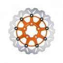 Galfer brake rotor. Wave. Floating. Orange. 330x5mm