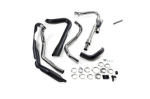 TRUE DUAL X-TORQUE HIGH-PERFORMANCE EXHAUST MANIFOLD SYSTEM “BLACK PURSUIT” FOR 17-23 TOURING