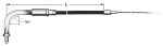 THROTTLE CABLE 1971-1980 BIG TWIN & 1970-1980 SPORTSTER