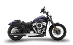 SLIP-ON EXHAUST MUFFLER “PUNISHER” FOR SOFTAIL STREET BOB M8 FROM 2025 ONWARDS  Euro5+