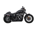 AUSPUFFANLAGE SHORT SHOTS "SS ANARCHY" LAST EDITION MIT X-TORQUE FÜR XL / SPORTSTER BJ 2004-2020 UND EG ABE